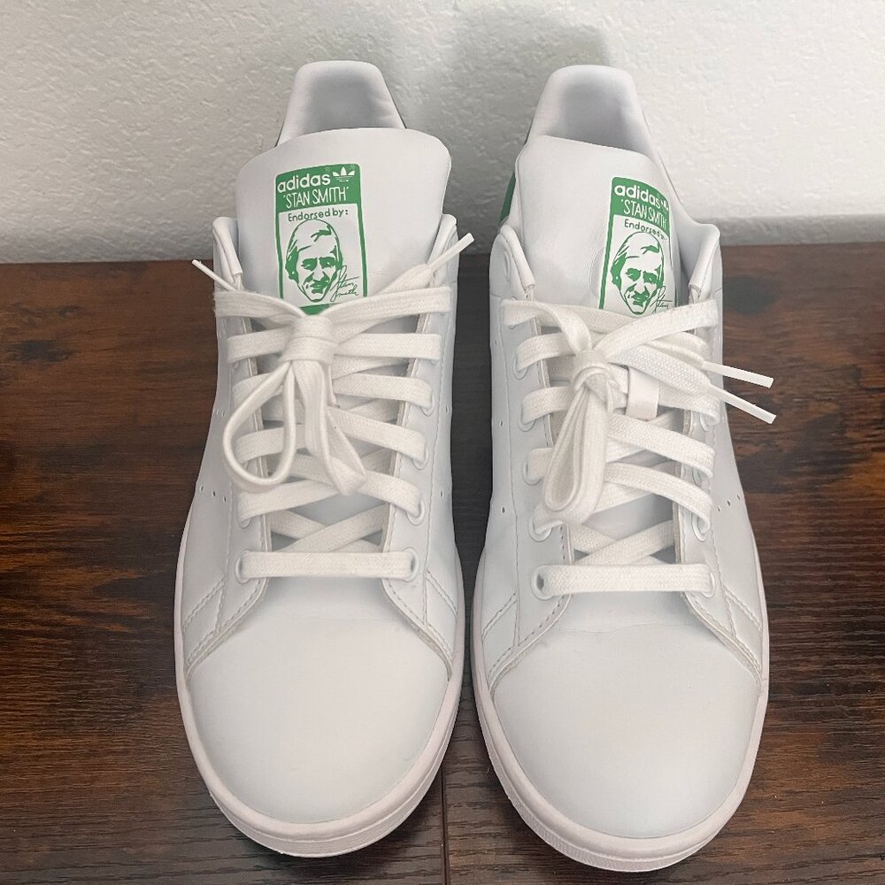 Adidas Stan Smith Sneakers White Green Men’s Size 9